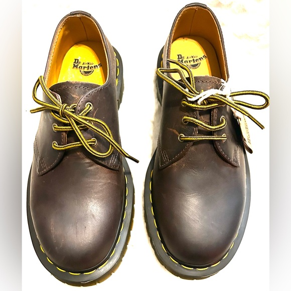 NEW Dr. Martens Unisex 1461 Bex dark brown leather Oxford wms. Sz..8 mens sz. 7 - Picture 3 of 11